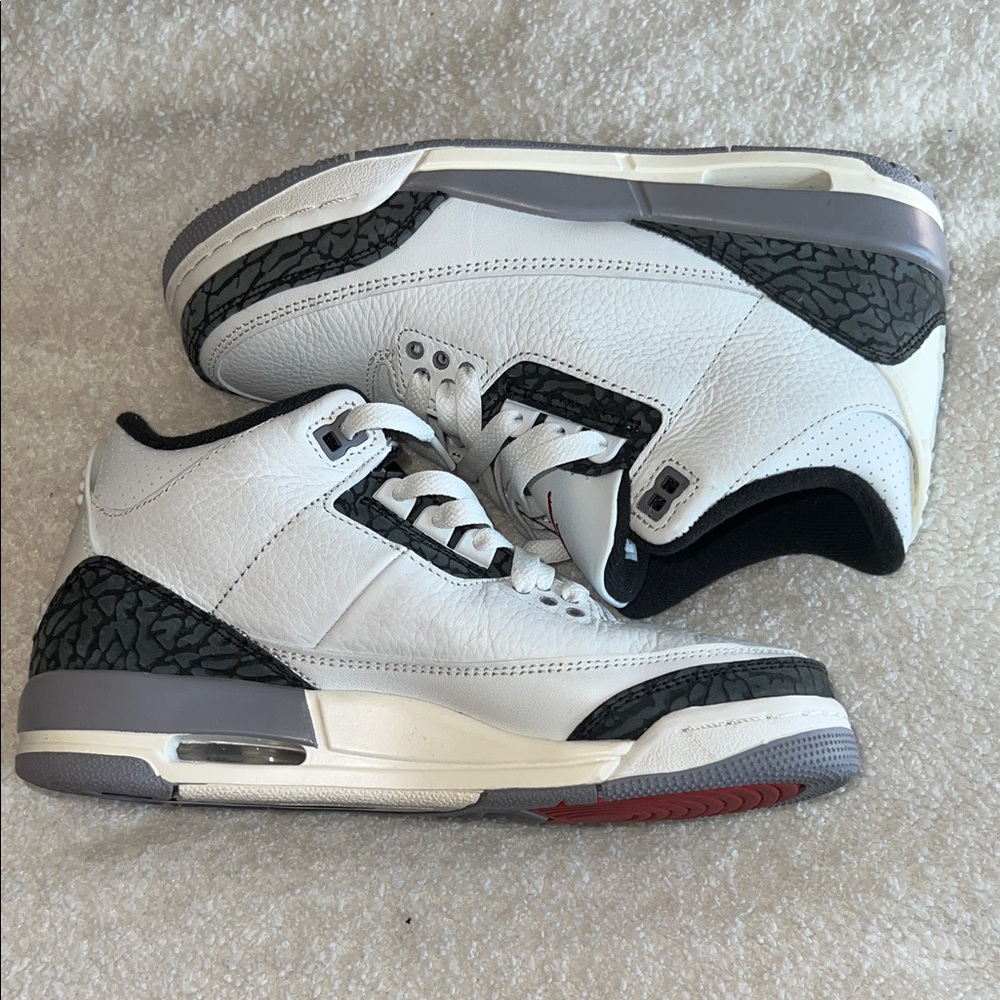 Jordan White and Black Sneakers
